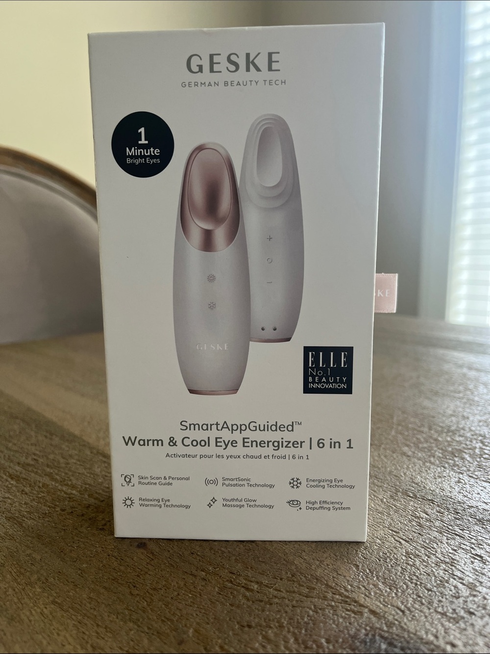 Geske Warm & Cool Eye Energizer in White and Rose Gold